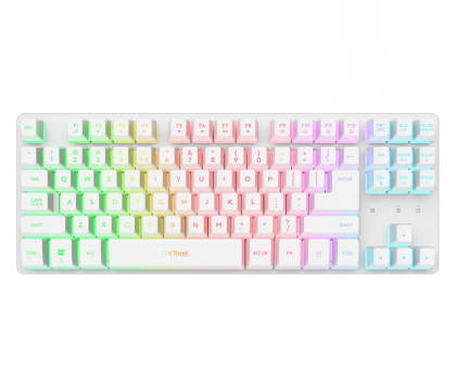 Klawiatura Trust GXT833 THADO TKL KEYBOARD WHT US
